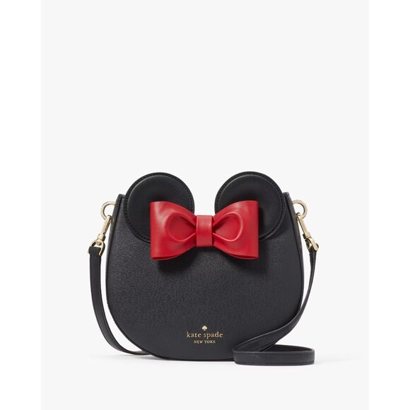 New Disney X Kate Spade New York Minnie 3d Crossbody Black Multi - Picture 3 of 5